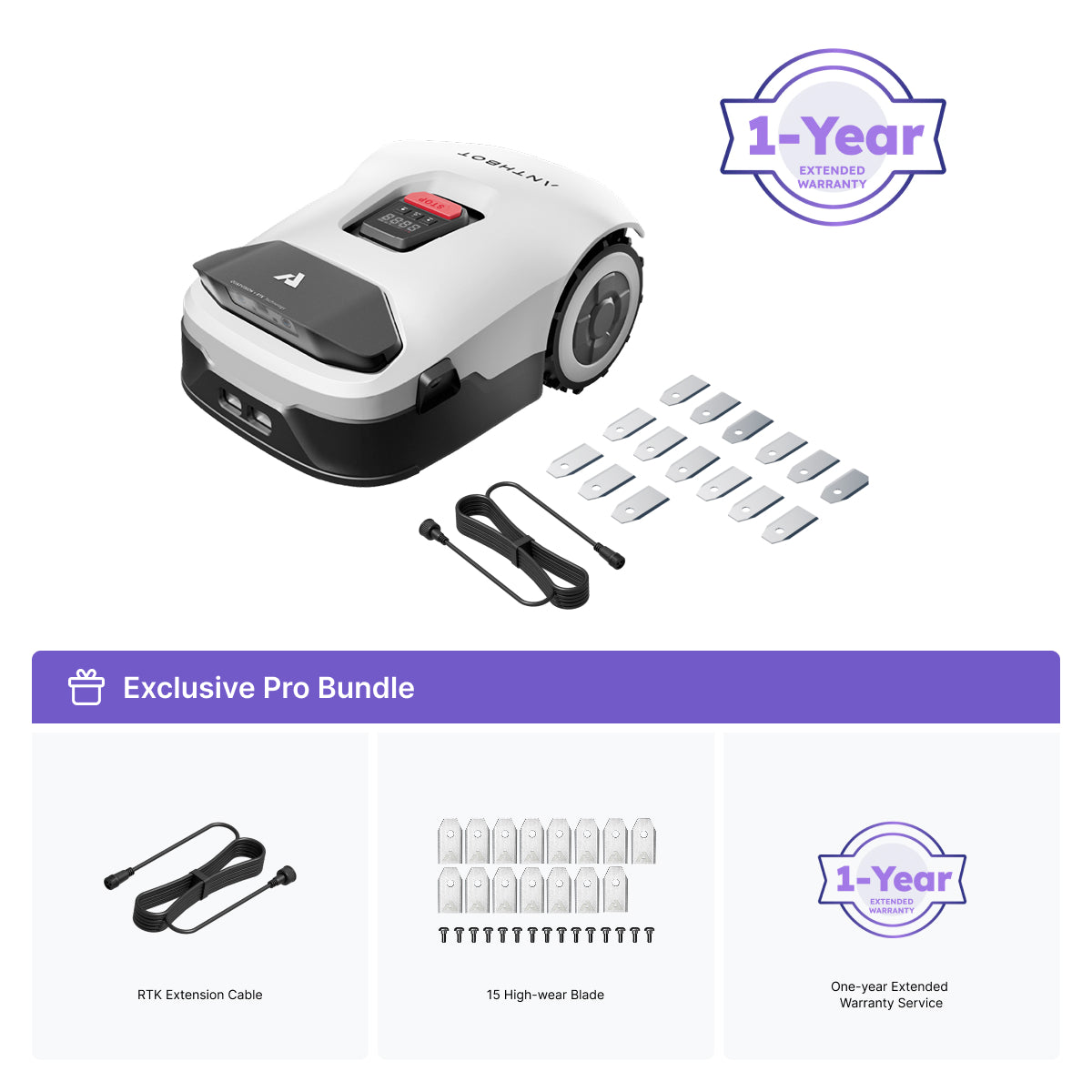 ANTHBOT Genie: Smart AI Robot Lawn Mower - No Wire